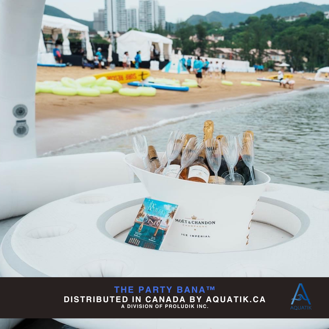 Plateforme gonflable Party Bana pour événements sur l’eau. Parfaite pour rassembler plusieurs participants dans un cadre festif
aquabanas-aquatik-inflatabletent-inflatableisland-ileflottante-tente gonflable-tente-tente flottante-bar aquatique-quaiflottant-inflatabledock-water park-pneumatique-piscine-pool lounger-lounger-jumbo lounger-chaise longue gonflable-chaise flottante-canada-ontario-lac-lakes-boatlife-quebec-montreal-toronto-vancouver-island-resort supply-equipement piscine-bana-bana circulaire