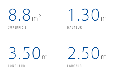 Élément de jonction Pull Through pour jeux Aquafun Junior. Facilite l’enchaînement entre deux modules aquatiques