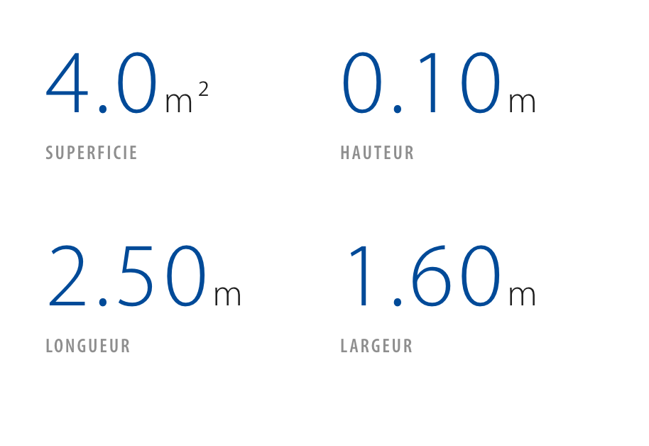 Rampe d’accès gonflable pour parcours aquatique. Conçu pour faciliter l’entrée des utilisateurs sur les modules flottants.