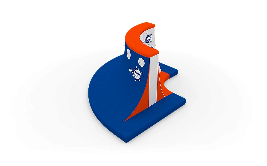 Module gonflable de type canyon pour parcours Aquafun Junior. Crée un passage étroit et immersif entre deux structures