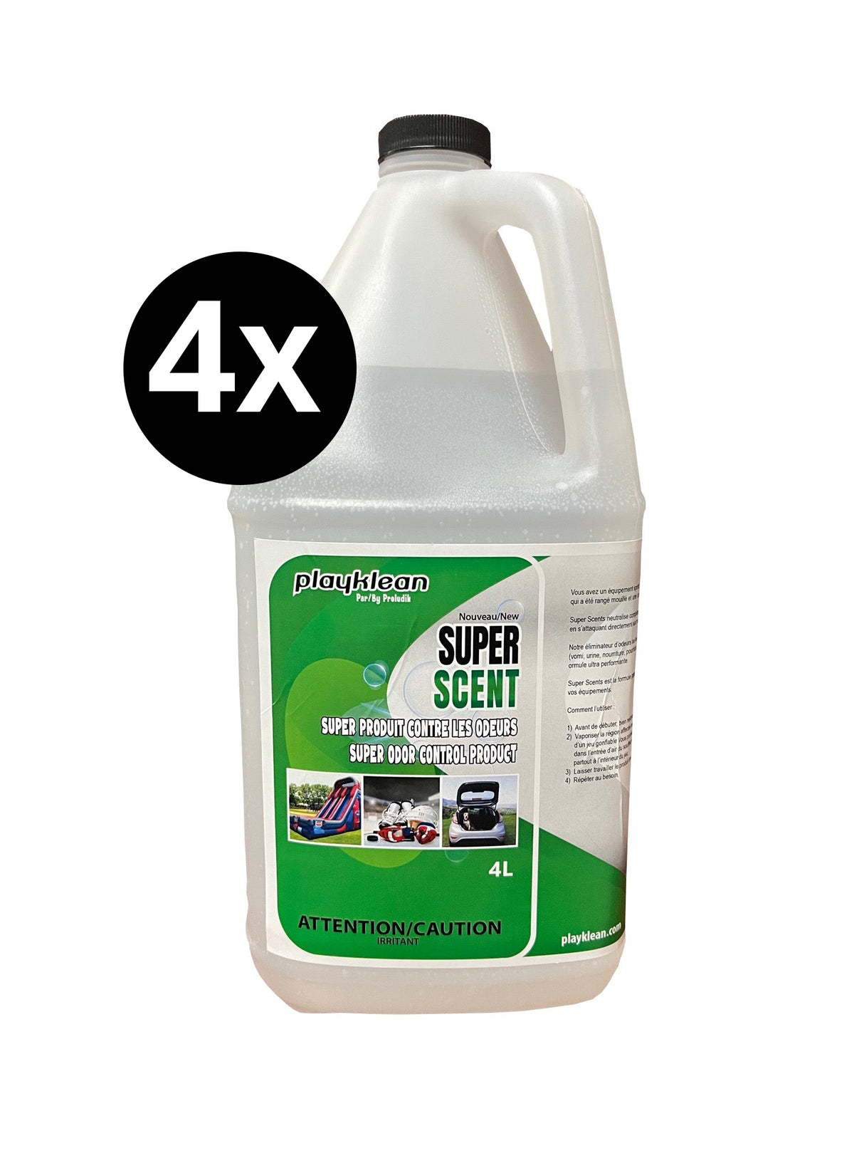 Neutralisant d’odeurs efficace pour équipements gonflables et surfaces textiles. Disponible en différentes variantes.