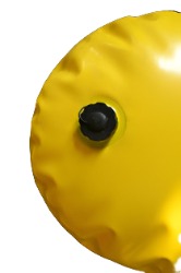 Sac de pesée à remplir d’eau pour stabiliser les structures gonflables en toute sécurité.