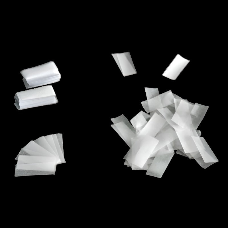 BIODEGRADABLE (WATER SOLUBLE) Rectangular confetti - 2 x 5 cm