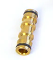 Connecteur double mâle pour tuyaux OhFx. Sert à prolonger ou raccorder deux sections de hoses techniques

