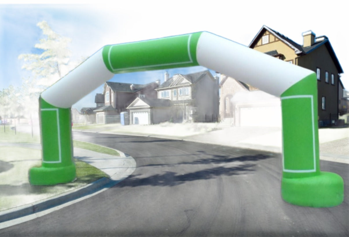 Vert_blanc_arche_gonflable_inflatable_arch_proludik_store_vente_achat_course_structure_gonflable