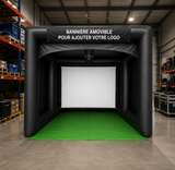 Inflatable booth or projection cage