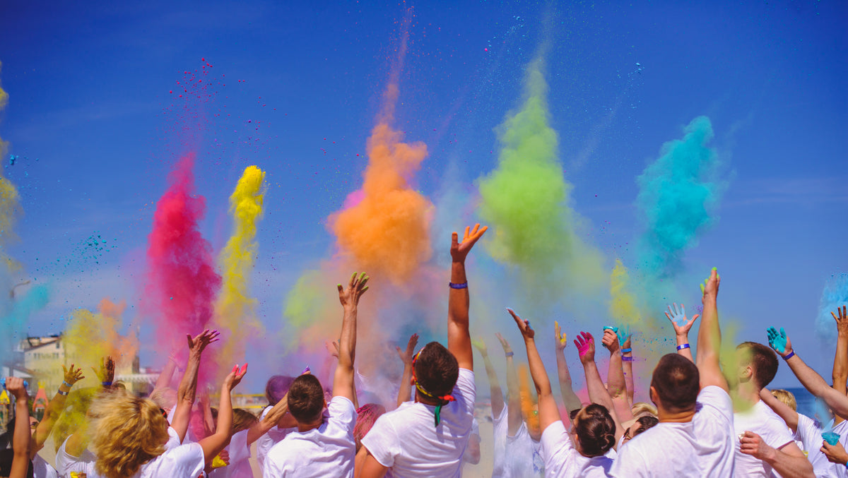 Poudre Holi colorée. Livraison rapide au Canada. Proludik