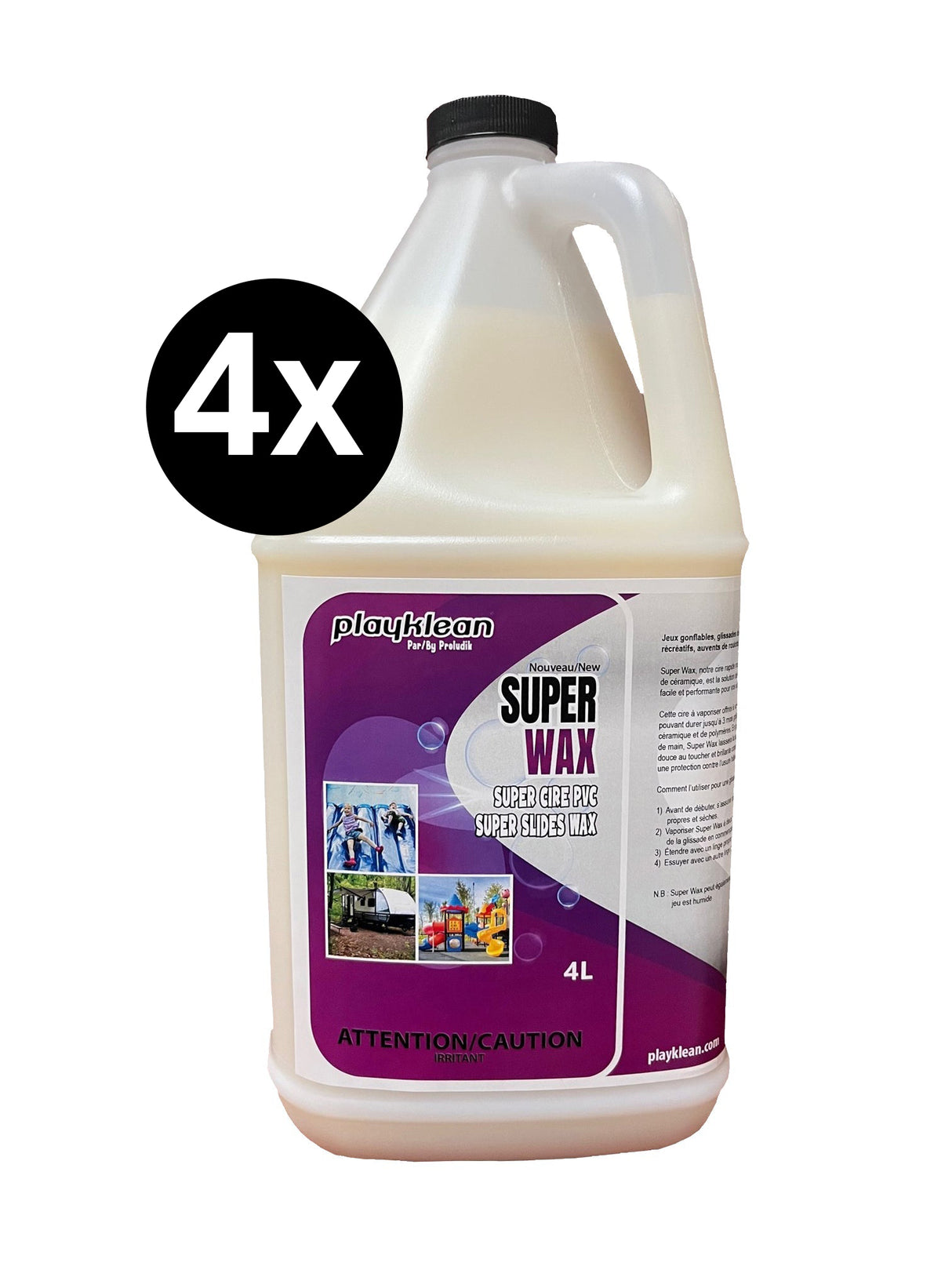 Super wax / Wax (box of 4 4 liter bottles)