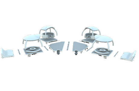 THE ZONE - Station Aquabanas™ pour 40 personnes